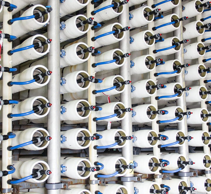 Fortune 500 companies rely on Israeli water tech. Pictured here: A reverse osmosis plant for desalinating sea water in Israel. Photo via Shutterstock.com