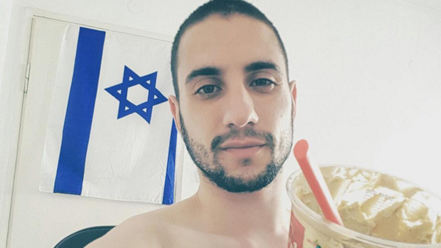 Hummus is hot, and so is he. Photo via Instagram