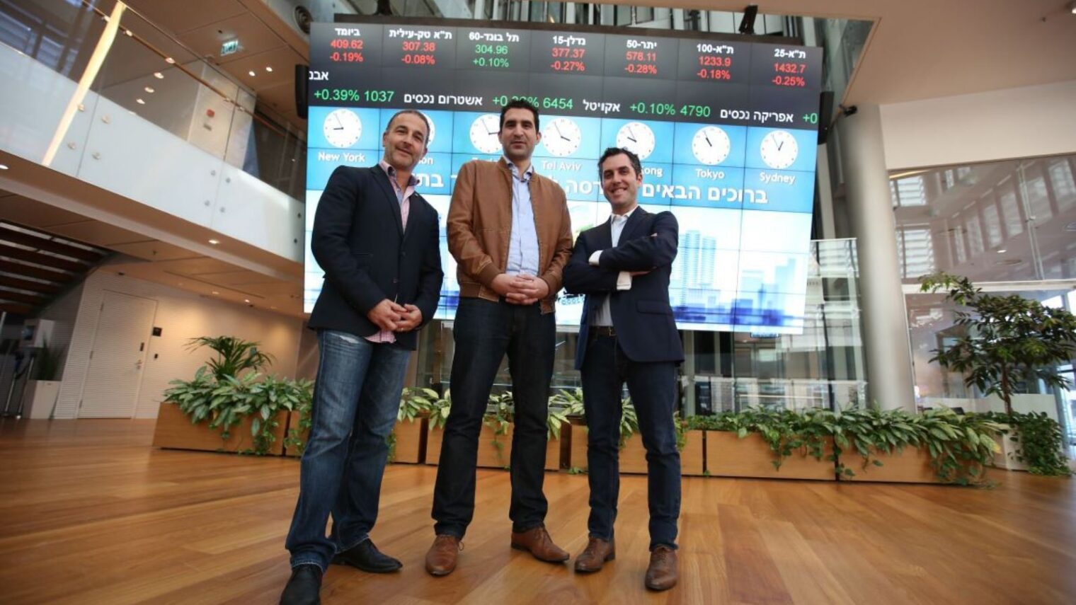 The Floor managing partners, from left, Gil Devora, Avi Cohen and Moises Cohen. Photo by Gil Porat