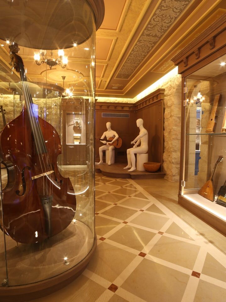 Inside Jerusalem’s new music museum. Photo by Lior Liner
