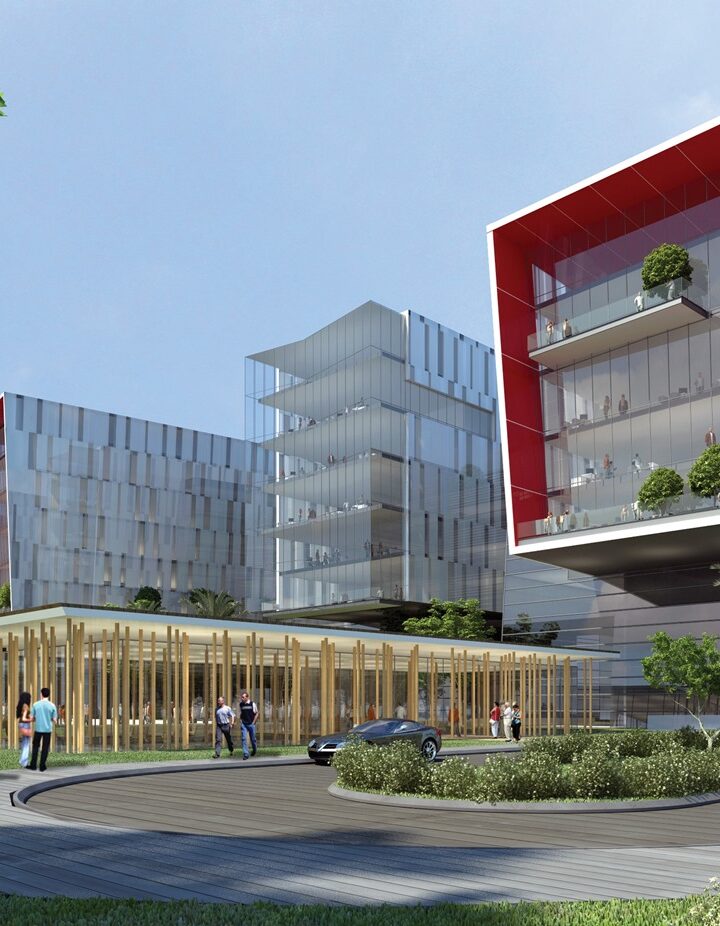 Architect’s rendering of the life sciences park in Haifa. Photo courtesy of Haifa Economic Corporation
