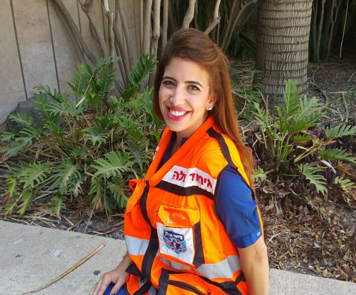 Nechama Loebel, Israel's first deaf EMT. Photo courtesy of United Hatzalah