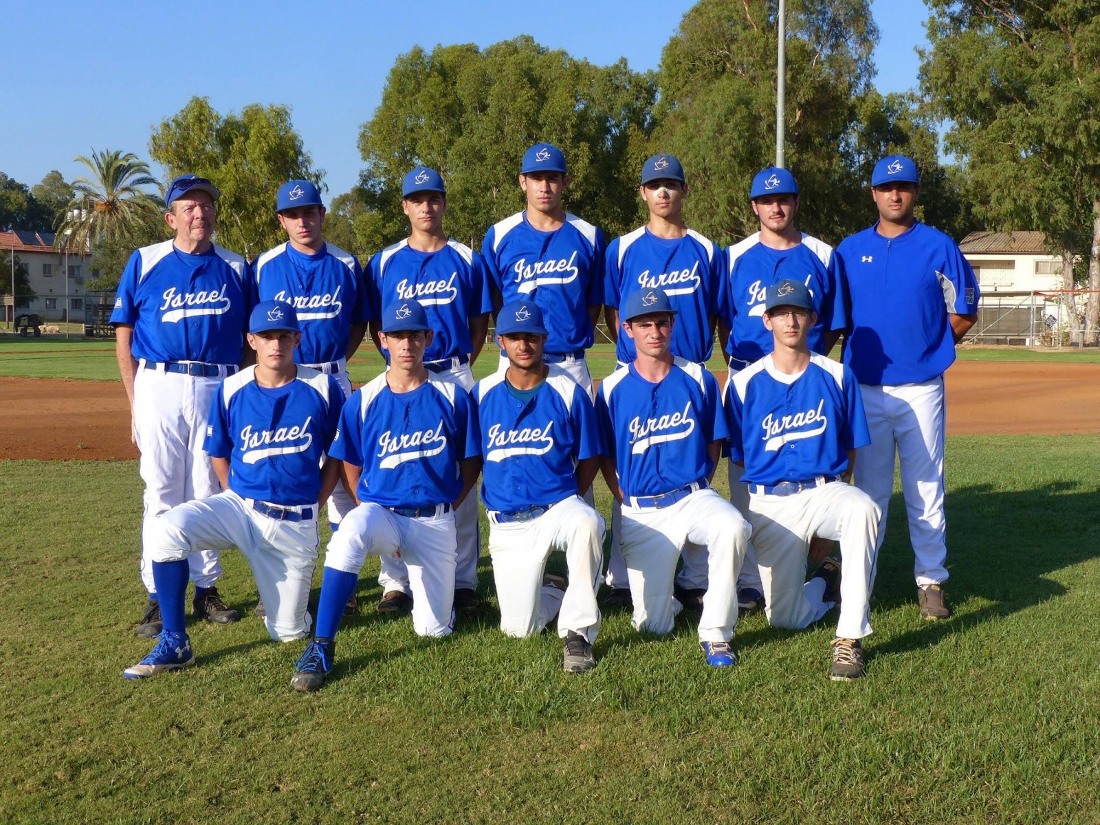 Team Israel. Photo via Israel Baseball Association
