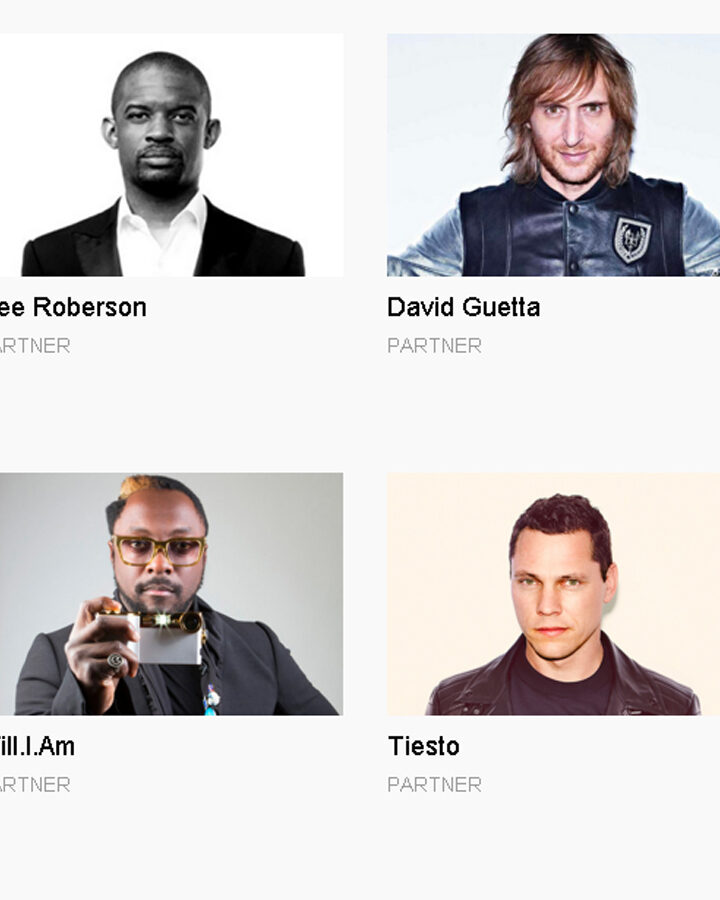 Shellanoo Group's team includes a 'who's who' of the entertainment world. Photo via screen shot