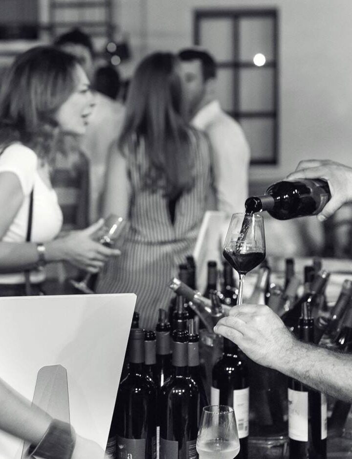 A recent Wine Wednesday event in Jaffa. Photo by Yosef Adest