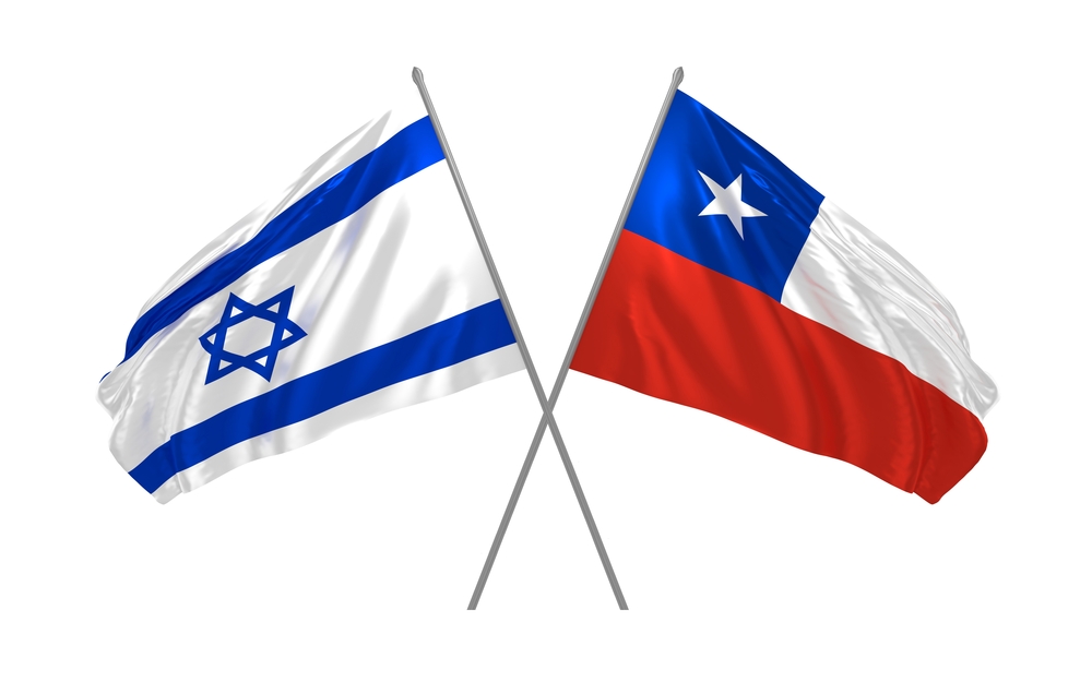 Israel-Chile illustration via Shutterstock.com