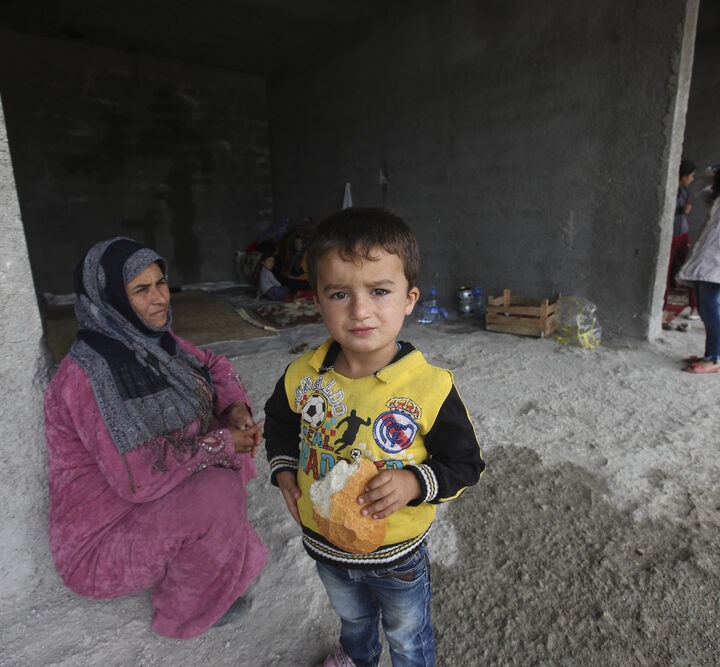 Syrian refugees. Photo via Shutterstock.com