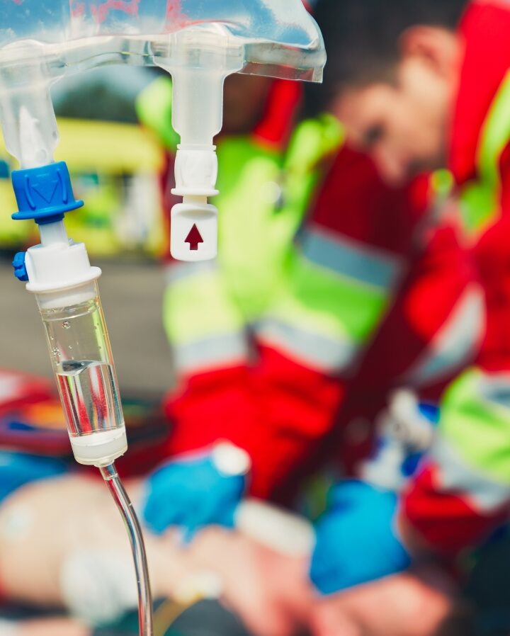 Fluids for trauma patients must be warmed to body temperature. Image by Jaromir Chalabala/Shutterstock.com