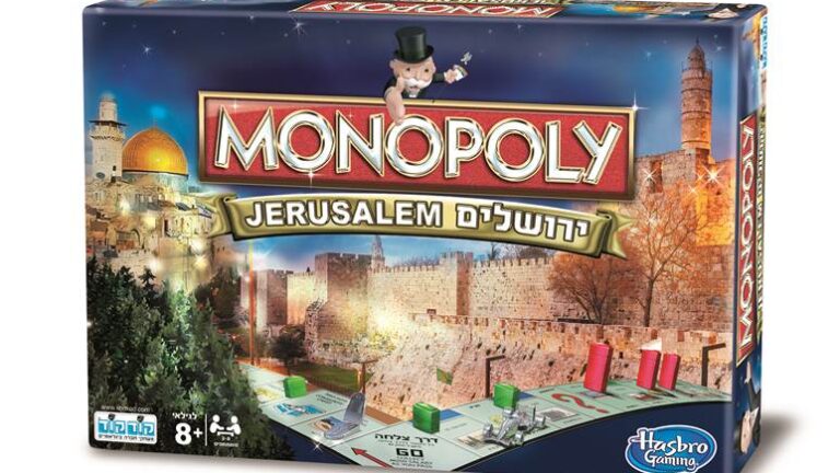 New version of the popular property-trading board game features the landmarks of Jerusalem. Photo: courtesy