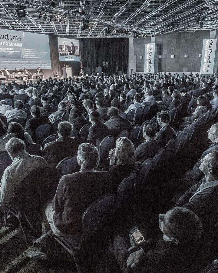 The 2016 OurCrowd Global Investor Summit brought thousands of people to Jerusalem for the largest equity crowdfunding and the largest tech investment conference in the region. This year’s summit is on February 16, 2017 in Jerusalem. Photo: courtesy