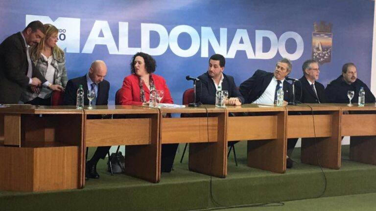 Maldonado District Administration in Uruguay inaugurates $20 million video surveillance monitoring center using Israeli technologies. Photo via Israeli Embassy in Uruguay