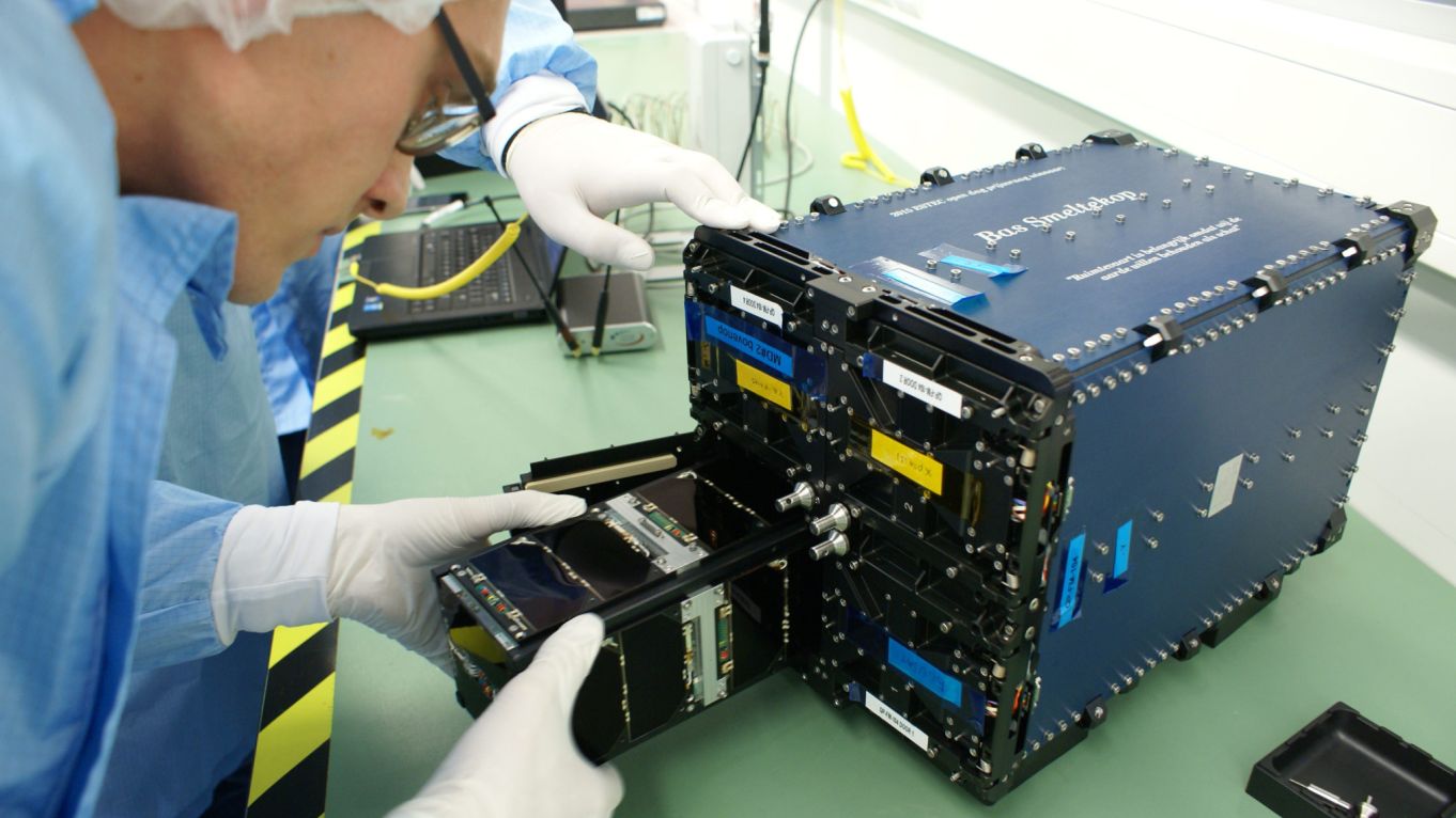 SpacePharma's DIDO 2 nanosatellite for micro-gravity research. Photo courtesy