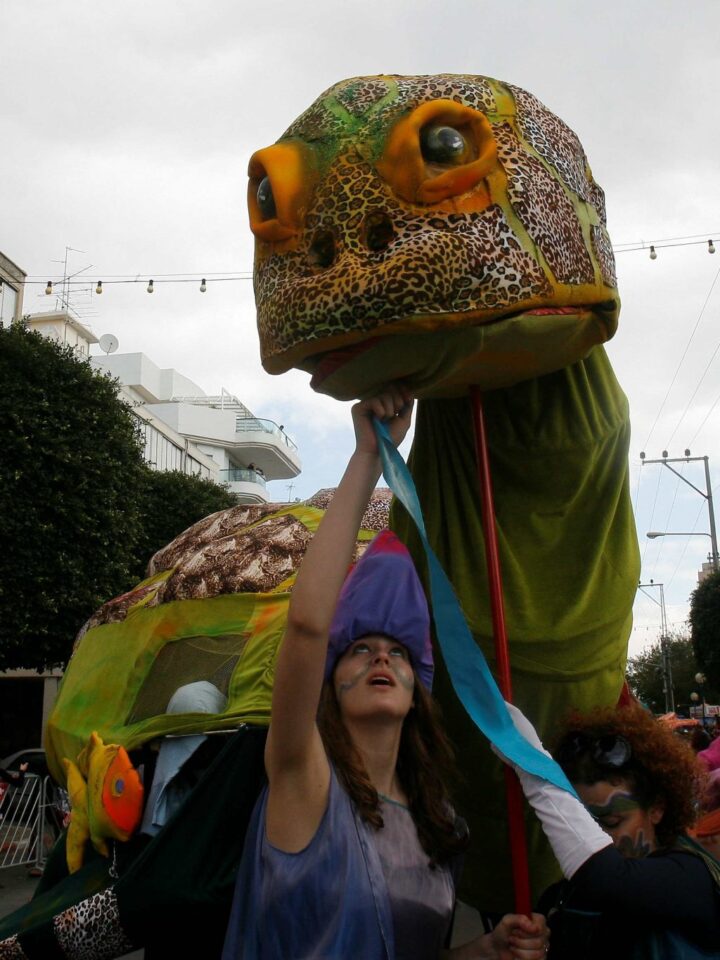 Holon Adloyada Purim Parade. Photo by Roni Schutzer/FLASH90