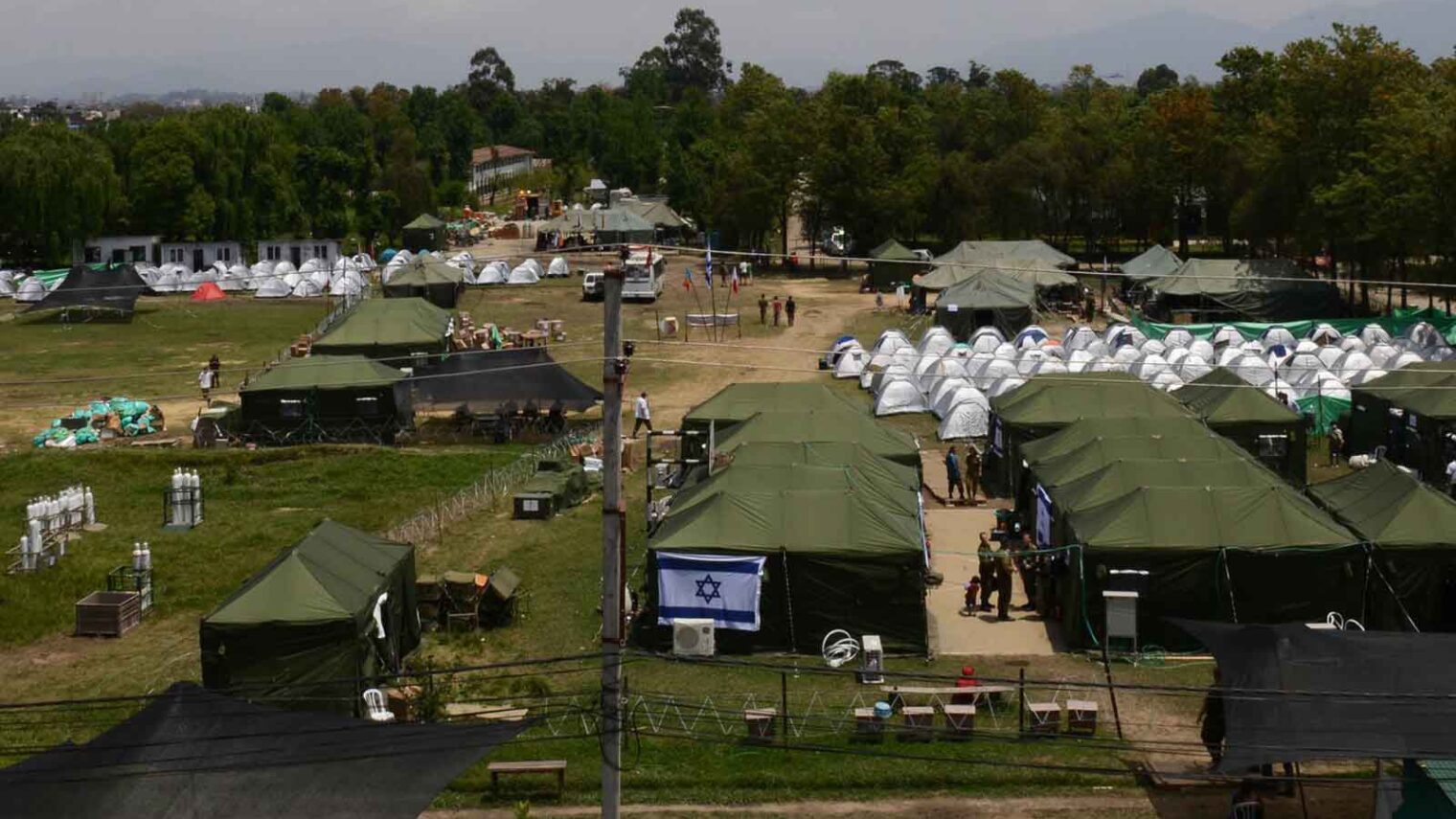 Because the best field hospital in the world is Israeli. The IDF field hospital in Nepal in 2015 in the wake of a devastating earthquake. Photo courtesy of the Israel Defense Forces