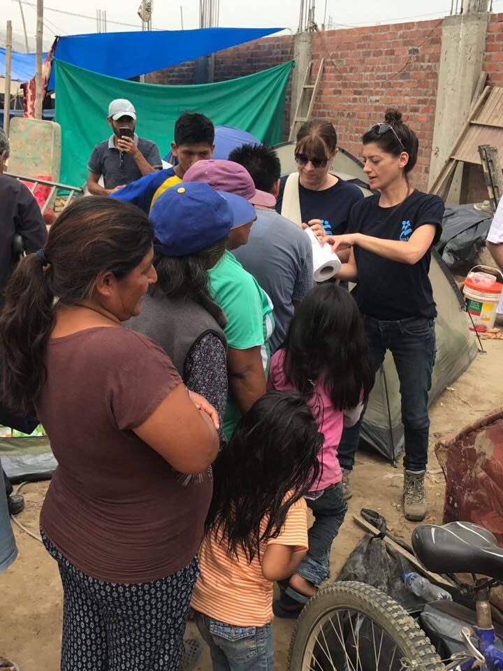 IsraAID emergency teams support flood survivors in Peru. Photo by IsraAID