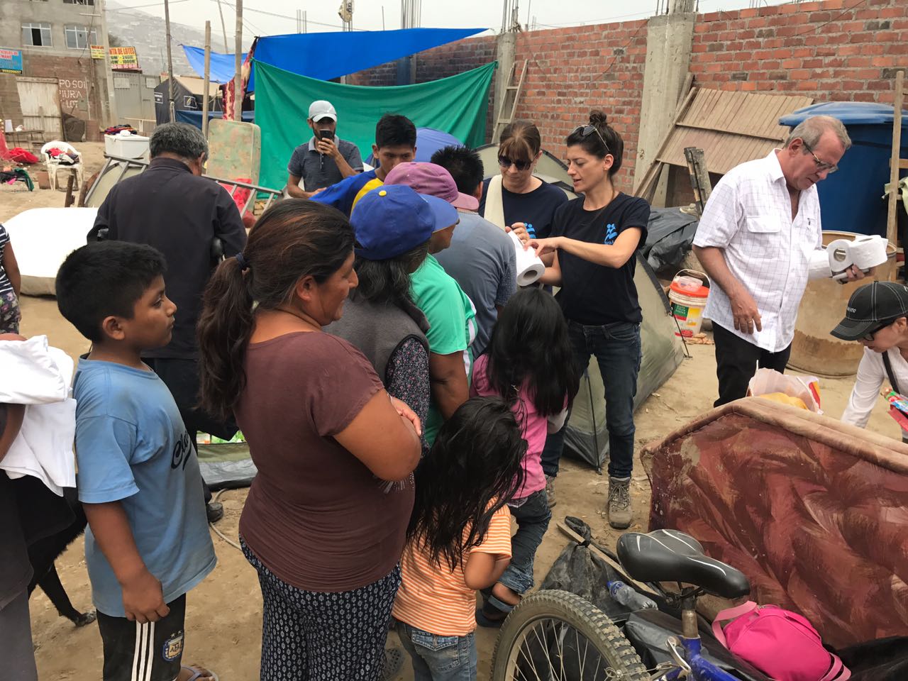 IsraAID emergency teams support flood survivors in Peru. Photo by IsraAID