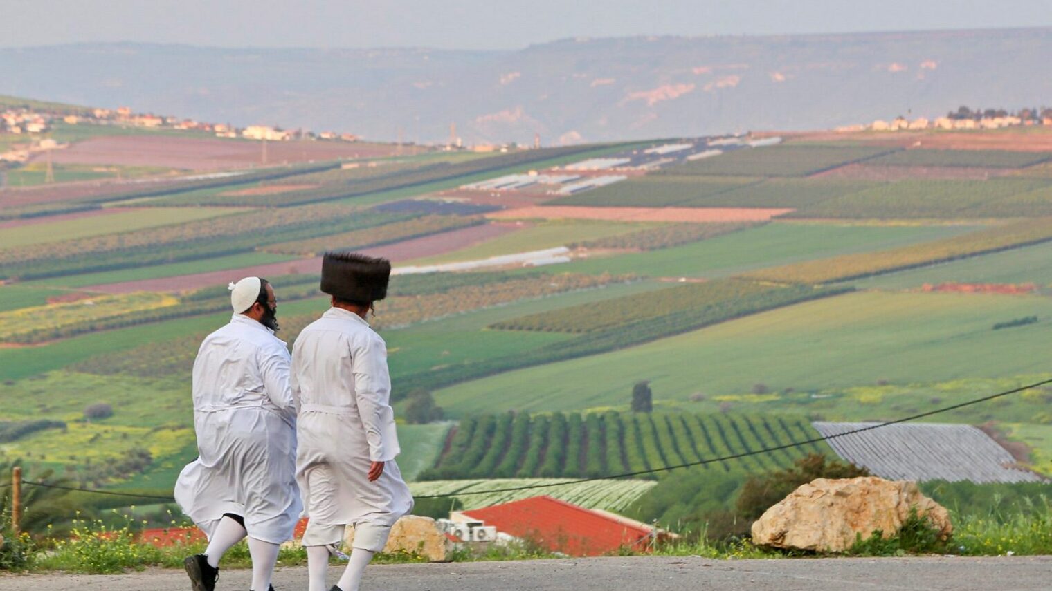Because there are people like this. Ultra-Orthodox Jews prepare for the Sabbath at Yavniel Moshav in northern Israel. Photo by Yaakov Lederman/FLASH90