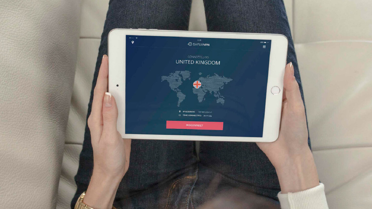 SaferVPN provides a secure online experience when using public Wi-Fi. Photo: courtesy