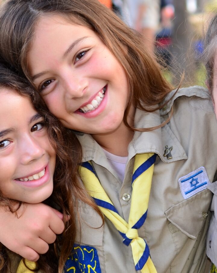 Happy campers in Tzofim-Israel Scouts. Photo by D. Naveh/Shutterstock.com