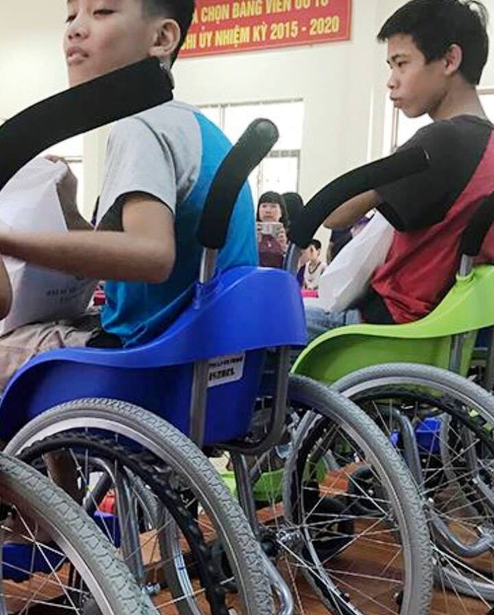 Wheelchairs arrive in Hanoi. Photo courtesy of MASHAV-Israel Embassy in Vietnam