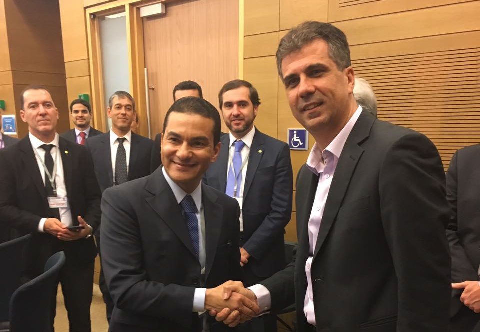 Brazilian Minister of Industry, Trade and Services Marcos Pereira Makes First Official Visit to Israel. Photo courtesy
