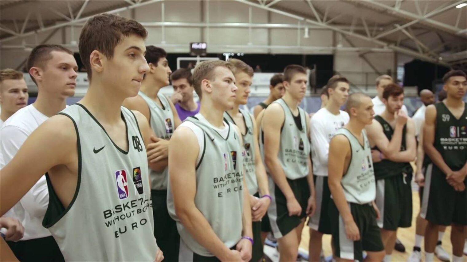 The NBA and FIBA global program Basketball without Borders is being hosted in Israel for the first time, August 2017. Photo: screenshot