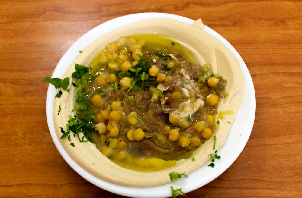 Enjoy a perfect plate of hummus in Jerusalem. Photo via Shutterstock.com