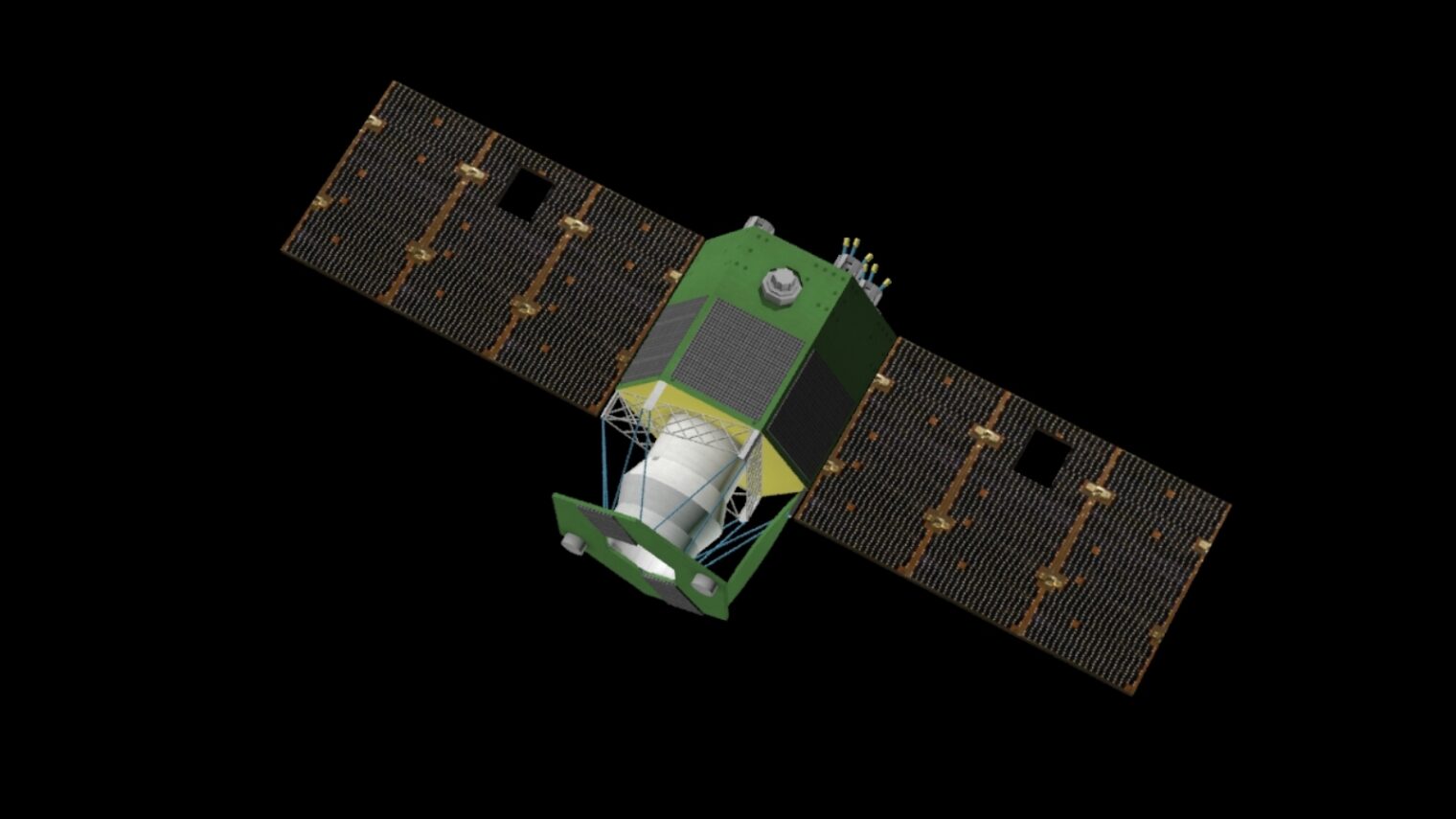 The Israeli-built Venus satellite will spend four and a half years imaging the Earth’s environment. Photo courtesy of Israel Ministry of Science and Technology