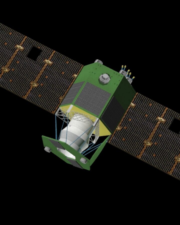 The Israeli-built Venus satellite will spend four and a half years imaging the Earth’s environment. Photo courtesy of Israel Ministry of Science and Technology