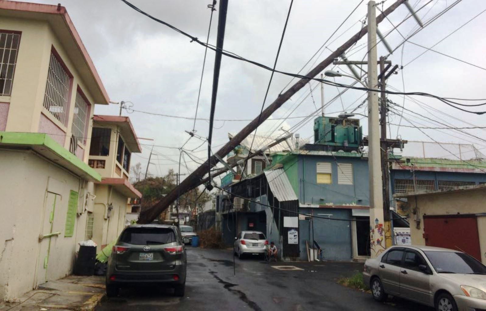 Cap: Devastation in Puerto Rico following Hurricane Maria, September 2017. Photo courtesy of IsraAID