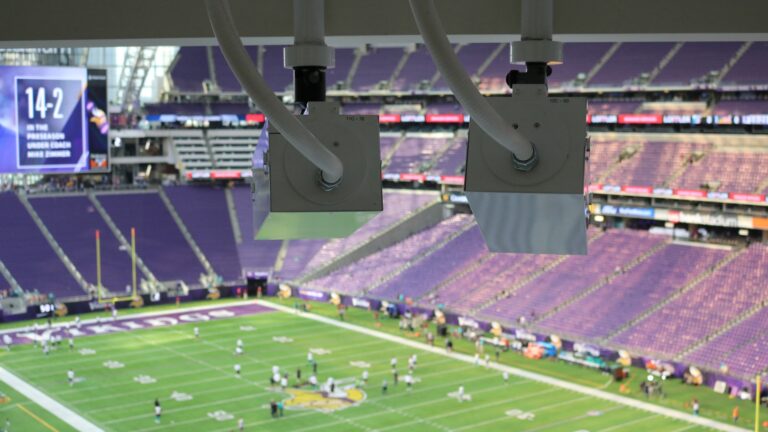 Intel freeD cameras installed in Minnesota Vikings US Bank Stadium. Photo: courtesy