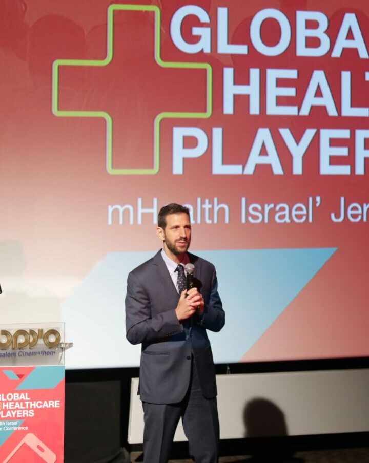 Levi Shapiro, founder of mHealth Israel, at the 2017 conference. Photo: courtesy