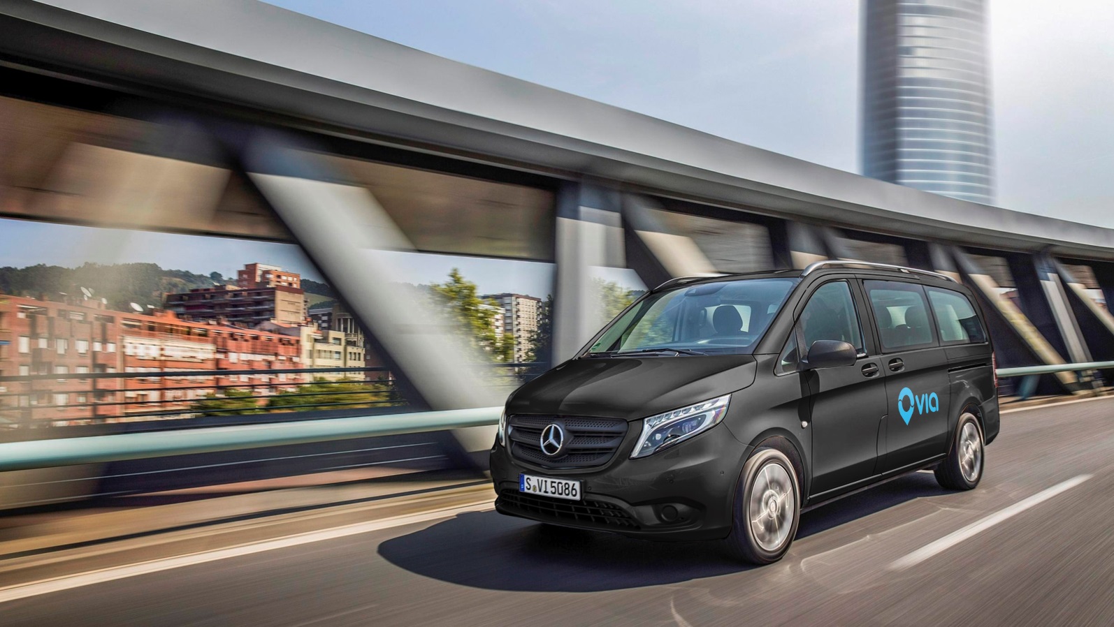 Mercedes-Benz Vans has set up a joint venture with Israeli ridesharing company Via. Photo courtesy of Daimler