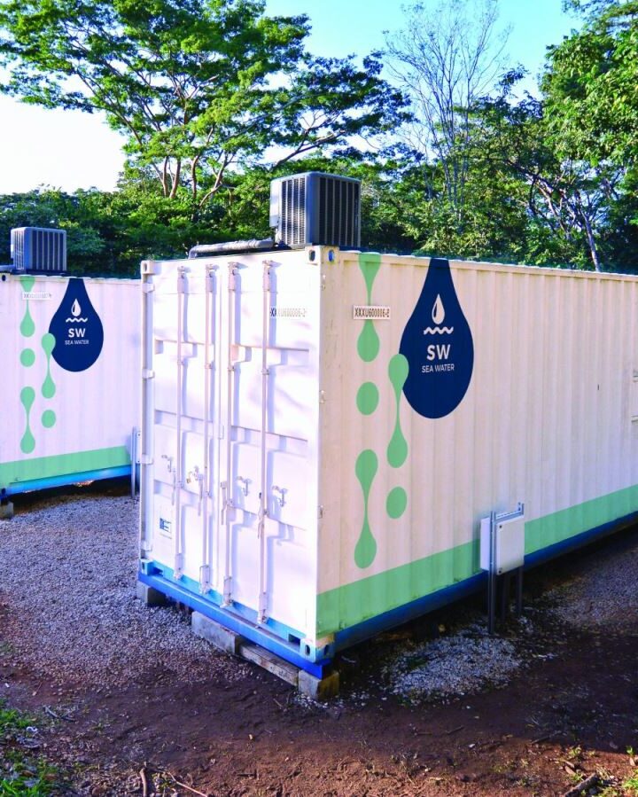 The Fluence NIROBOX desalination solution. Photo: courtesy