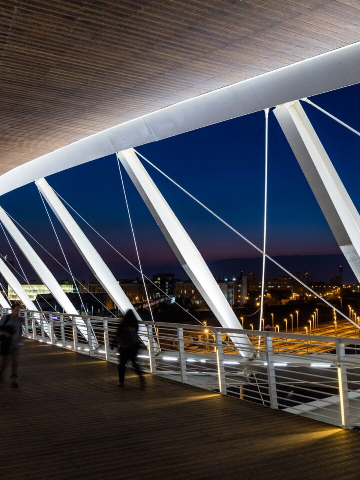 The Beersheva High-Tech Park Bridge. Photo by Amit Geron, courtesy of Bar Orian Architects