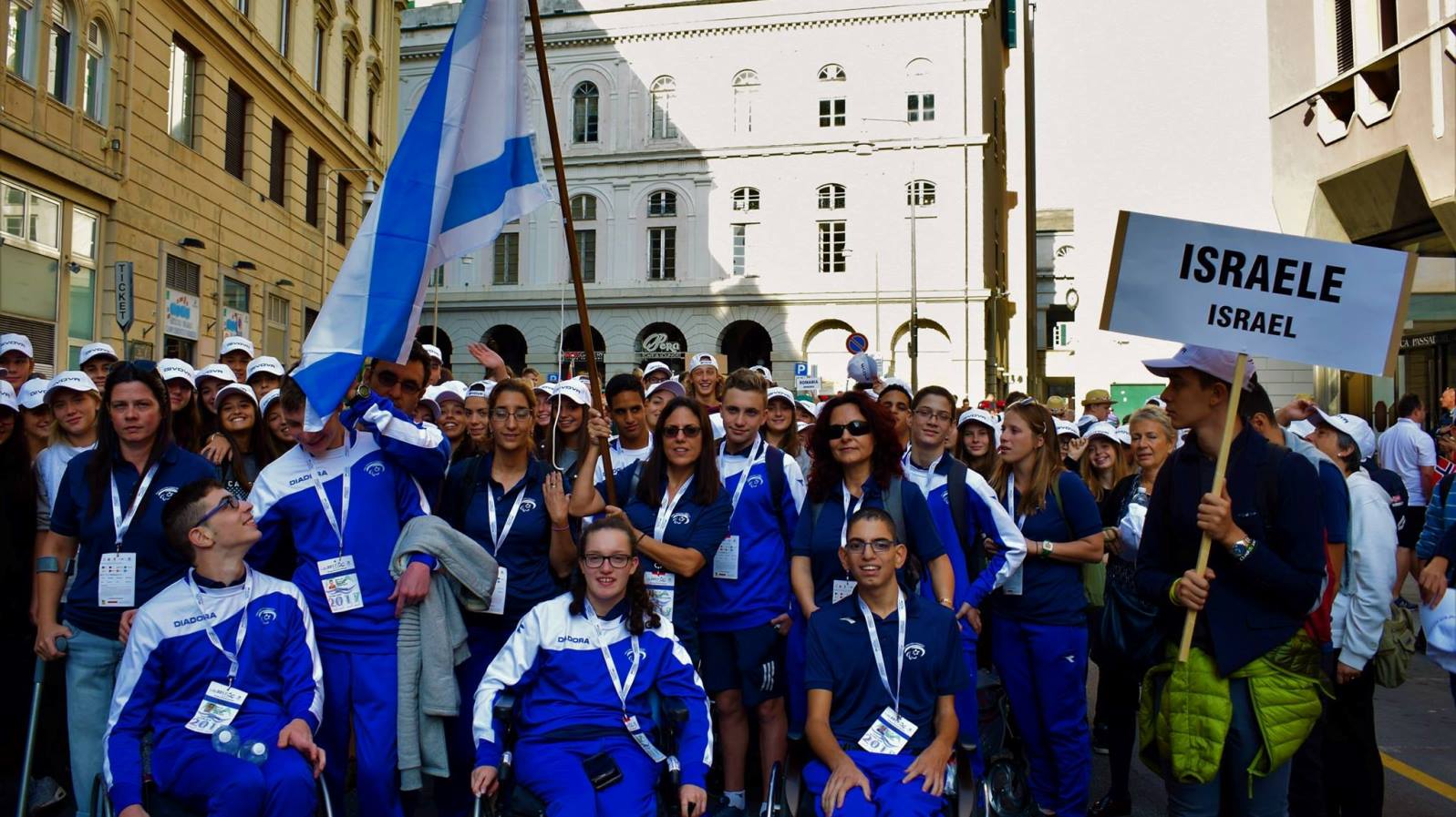 The Israeli Para Youth team in Liguria, Italy, Oct. 9, 2017. Photo courtesy of EPYG