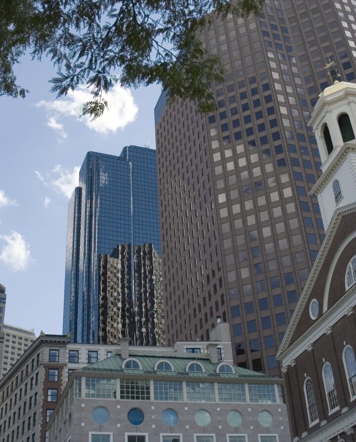 Downtown Boston image via Shutterstock.com