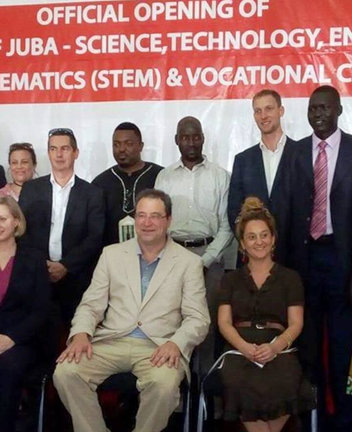 Opening of the STEM Center in South Sudan. Photo courtesy of IsraAID
