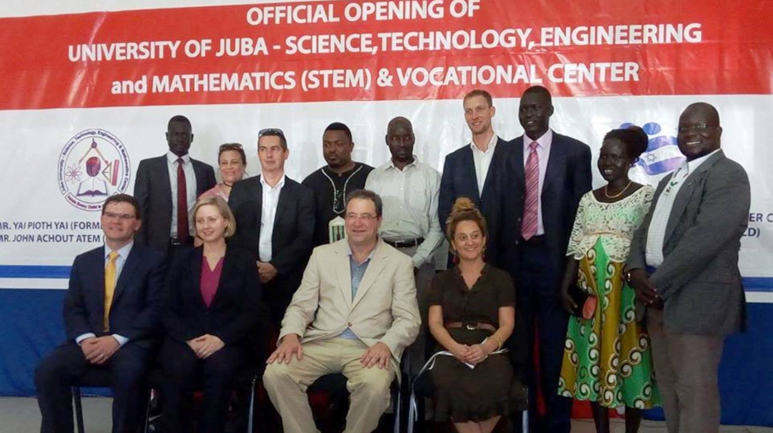 Opening of the STEM Center in South Sudan. Photo courtesy of IsraAID