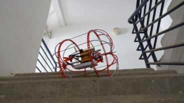 Rooster search-and-rescue robots by RoboTiCan can “walk” or fly. Photo: courtesy