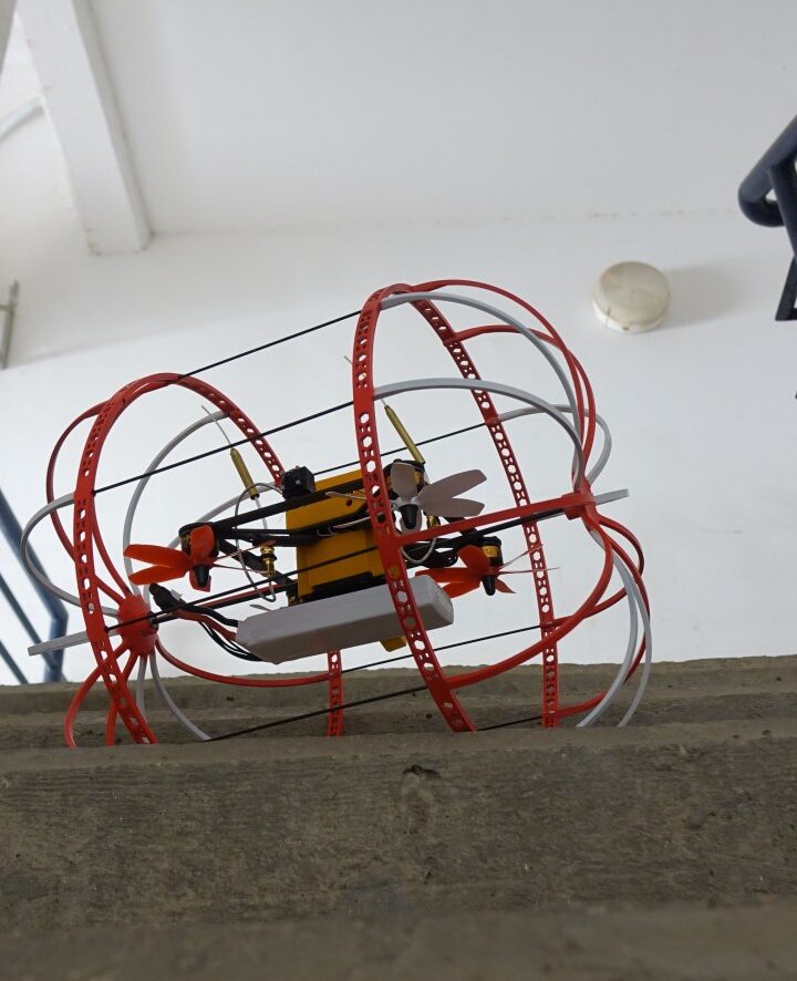Rooster search-and-rescue robots by RoboTiCan can â€œwalkâ€� or fly. Photo: courtesy