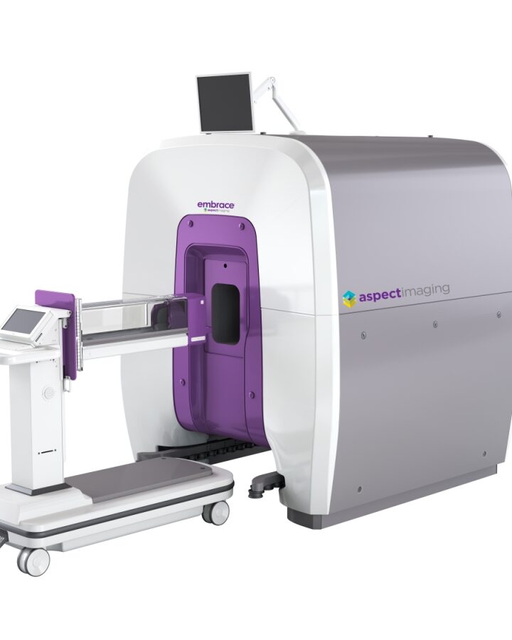 The Embrace Neonatal MRI system by Aspect Imaging. Photo: courtesy