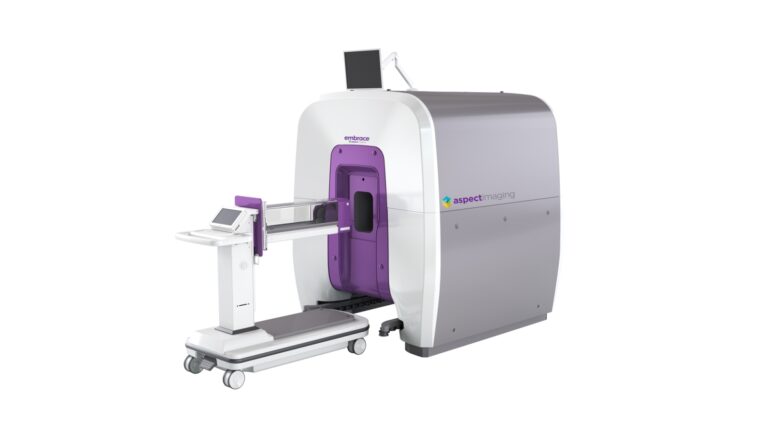 The Embrace Neonatal MRI system by Aspect Imaging. Photo: courtesy