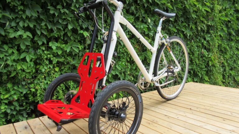 TReGo bike trolley will turn any bicycle into a cargo bike in seconds. Photo: courtesy