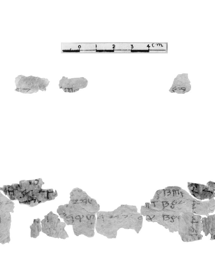 A fragment of the reconstructed Qumran Scroll. Photo courtesy of University of Haifa