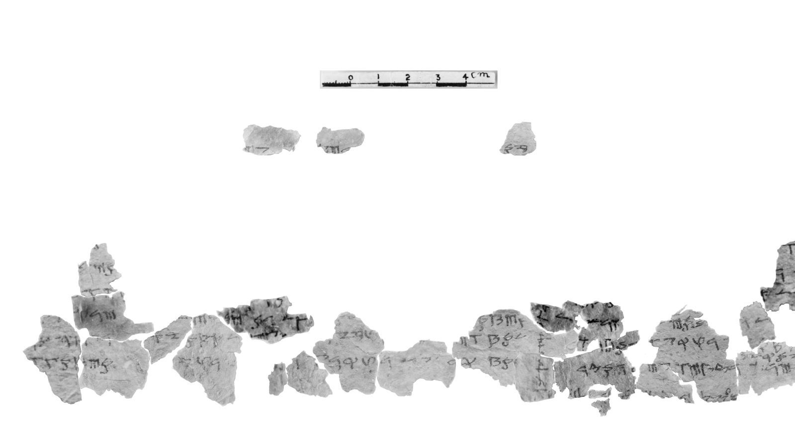 A fragment of the reconstructed Qumran Scroll. Photo courtesy of University of Haifa
