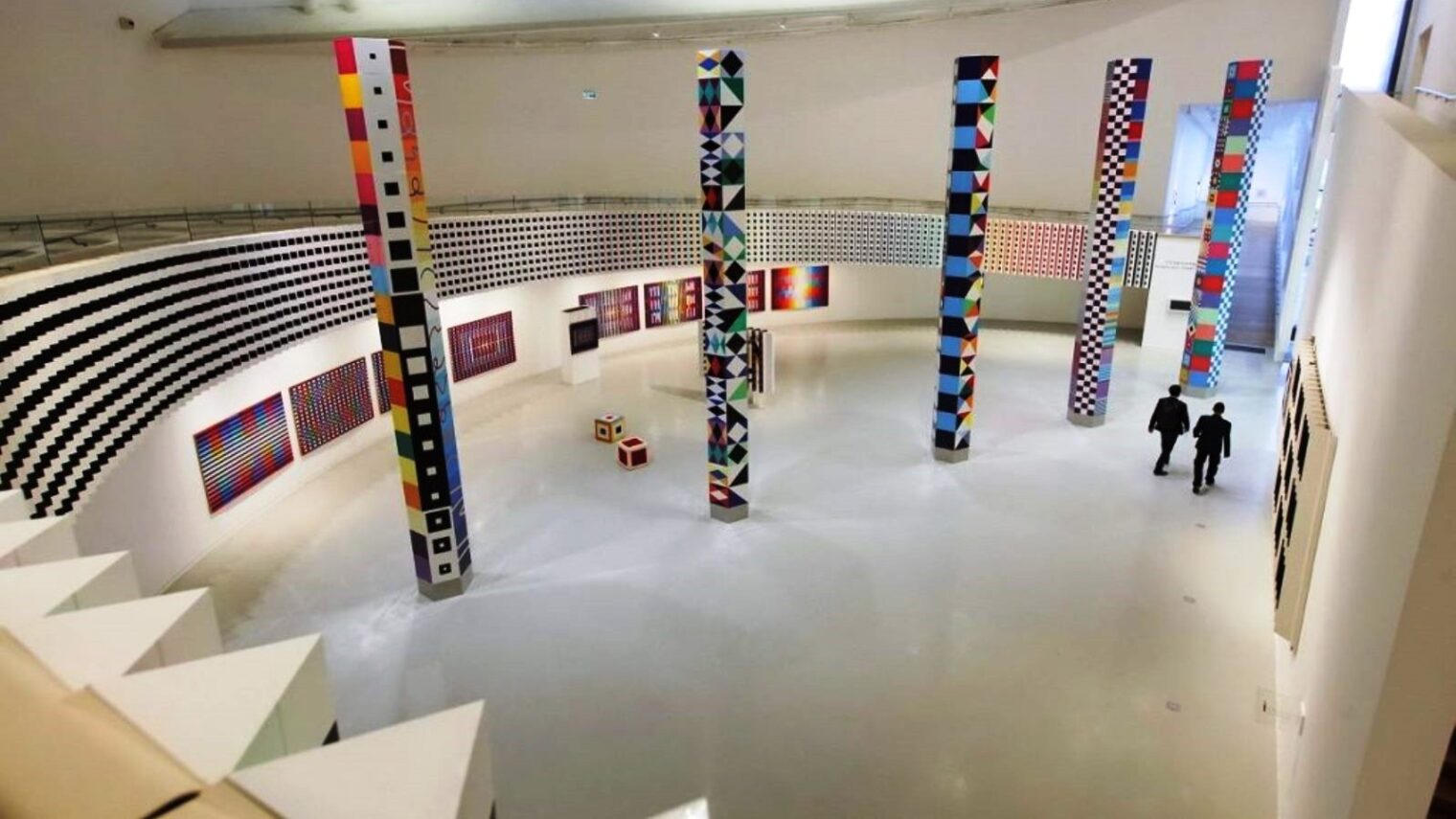 Interior of the Yaacov Agam Museum of Art in Rishon LeZion. Photo by Shooka Cohen/Park West Gallery