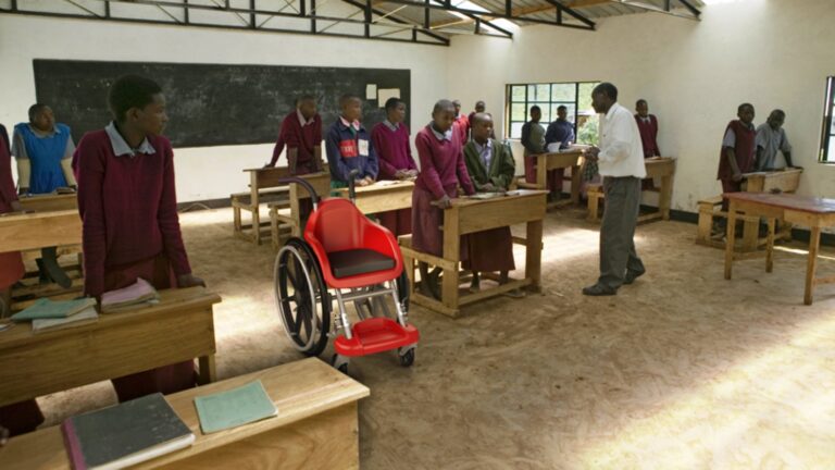 Cap: Israeli Wheelchairs of Hope donated in South Africa. Photo: courtesy