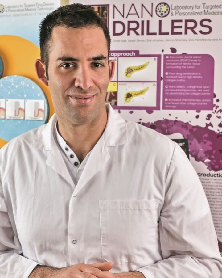 For his doctoral research at the Technion in Haifa, Assaf Zinger developed a nanotechnology that replaces scalpels with natural tissue remodeling tools. Photo: courtesy