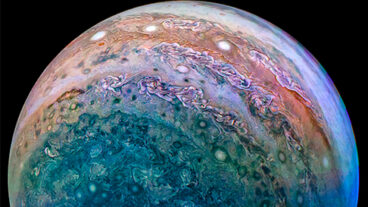 Jupiter's colorful stripes are cloud belts that extend thousands of kilometers deep
Credit: NASA/JPL-Caltech/SwRI/MSSS/Kevin M. Gill